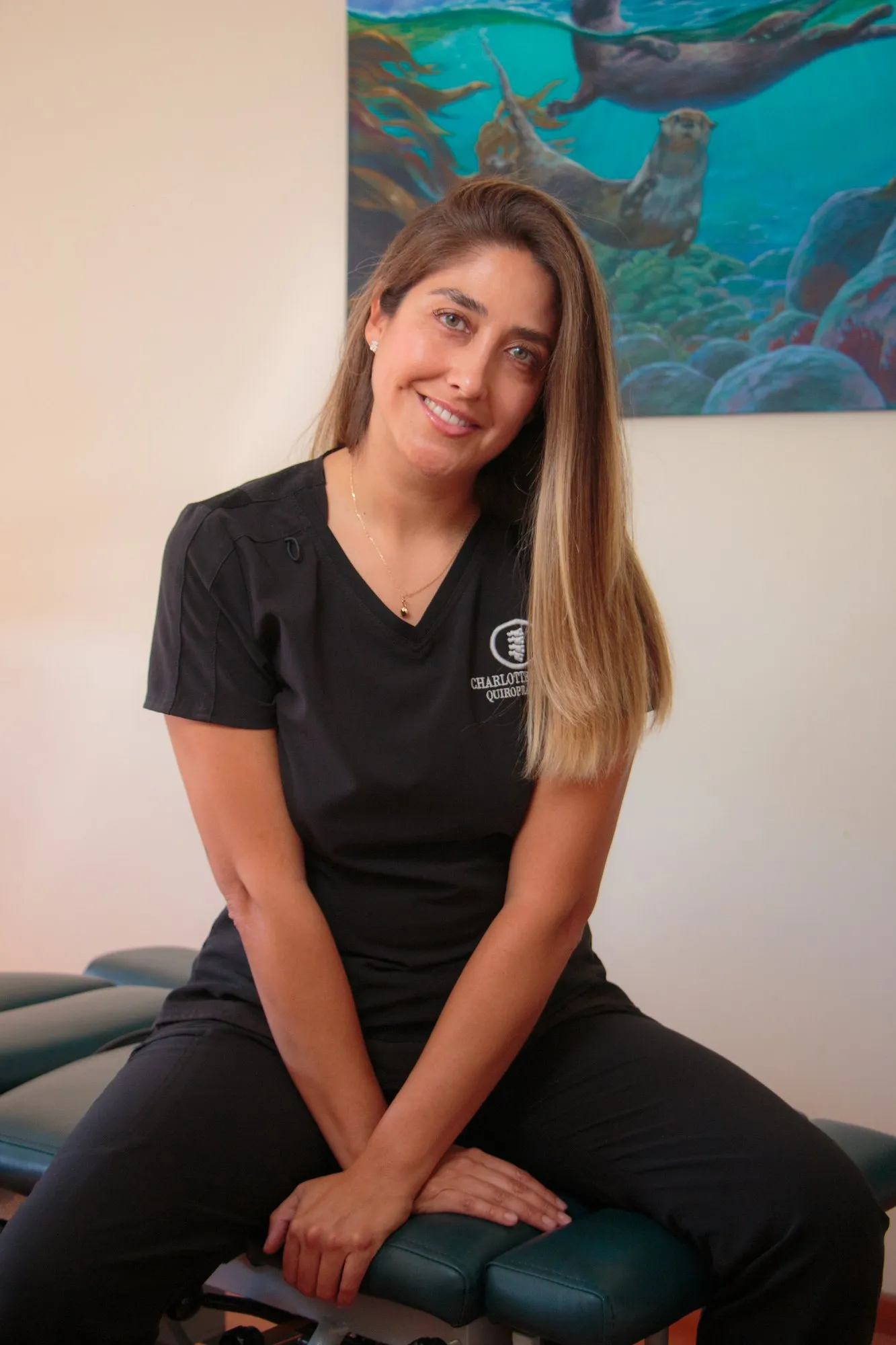Charlotte Pon en su consulta de Antofagasta